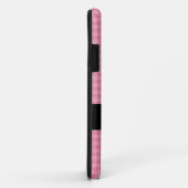 Roze Houndstooth Monogram iPhone 5 Hoesje (Achterkant/rechts)