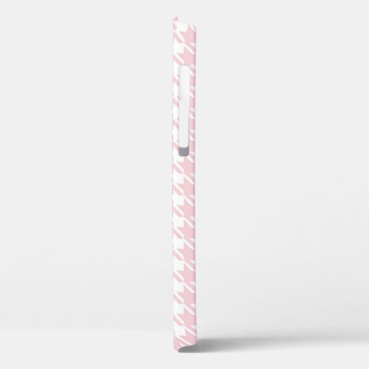 Roze houndstooth Pattern Modern  Case-Mate iPhone Case (Achterkant / Links)