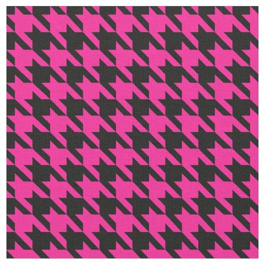 roze houndstooth stof (Close Up)