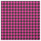 roze houndstooth stof (Swatch)