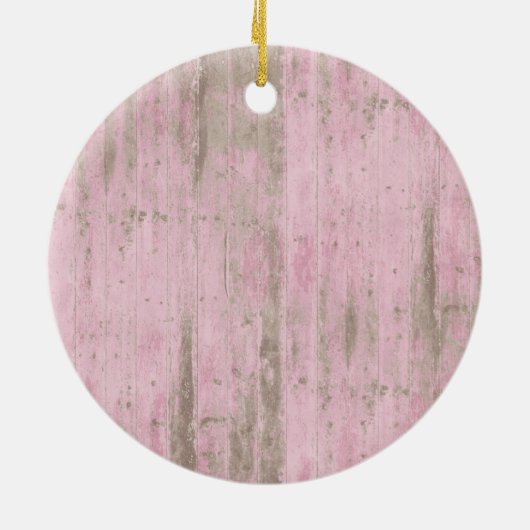 Roze hout Je bent mijn zonneschijn Keramisch Ornament (Achterkant)