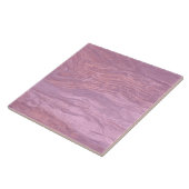 Roze houtextuur Keramische tegels Tegeltje (Zijkant)