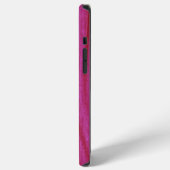Roze houtnerf iPhone hoesje (Linkerkant)