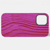 Roze houtnerf iPhone hoesje (Achterkant horizontaal)