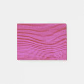Roze houtnerf post-it® notes (Voorkant)