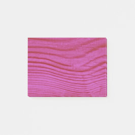 Roze houtnerf post-it® notes