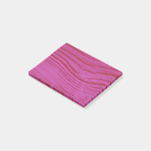 Roze houtnerf post-it® notes (Schuin)