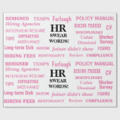 Roze HR - papier voor de omloop van cadeautjes voo (Vlak)