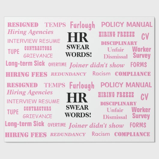 Roze HR - papier voor de omloop van cadeautjes voo (Vlak)