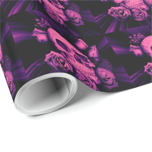 Roze huidontwerper ompakken papier (Rol Hoek)