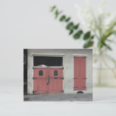 Roze huis in New Orleans Briefkaart (Staand voorkant)