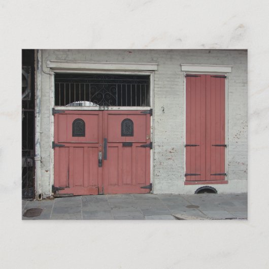 Roze huis in New Orleans Briefkaart (Voorkant)