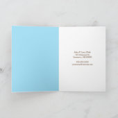 roze huis met fiets en kat voor nieuw huis kaart (Binnen)