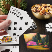 Roze Huis Pokerkaarten (Insitu)