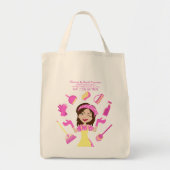 Roze Huis Schoonmaak Dagelijkse Boodschappentas Tote Bag (Voorkant)