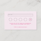 Roze Huis Schoonmaak Diensten QR Code Loyaliteit & Visitekaartje (Achterkant)