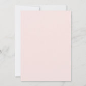 Roze Huiselijkfeest- en Verjaardags sjabloon Kaart (Achterkant)