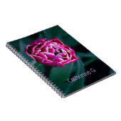 Roze humeurige tulp notitieboek (Rechterzijde)