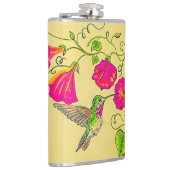 Roze Hummingbird Flask Heupfles (Rechts)