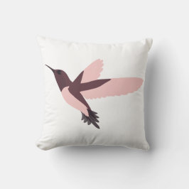 Roze Hummingbird Kussen