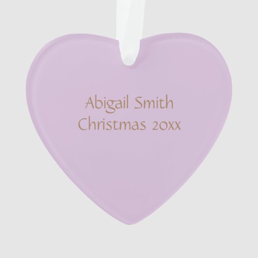 Roze Hummingbird Monogram Naam Ornament (achterkant)