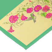 Roze Hummingbird Table Runner Korte Tafelloper (Hoek)