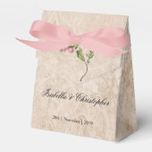  roze huwelijk bedankdoosjes (Voorkant Zijde)