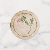  roze huwelijk confetti (Kleine voorkant)