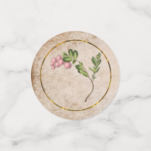  roze huwelijk confetti (Kleine voorkant)