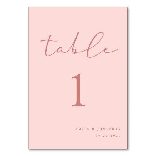 Roze huwelijk kaart (Voorkant)