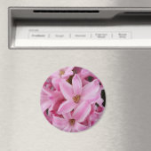 roze hyacineuze bloem magneet (Insitu (Vaatwasser))