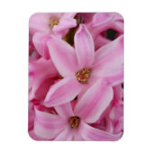roze hyacineuze bloem magneet (Verticaal)