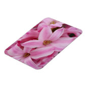 roze hyacineuze bloem magneet (Linkerzijde)