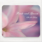 Roze Hyacint bloemen bruiloft Muismat (Voorkant)