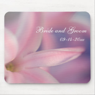 Roze Hyacint bloemen bruiloft Muismat