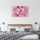 roze Hyacint Spring Flower Canvas Art Afdruk (Insitu (Slaapkamer))