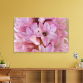 roze Hyacint Spring Flower Canvas Art Afdruk (Insitu (Woonkamer))