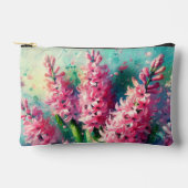 Roze Hyacinten Bloemen Impressionistisch Schilderi Etui (Voorkant)