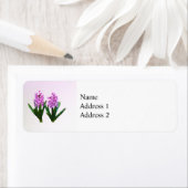 Roze hyacinth Duo Etiket (Insitu)