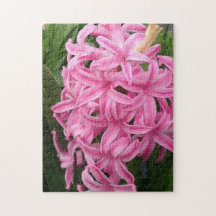  roze hyacinth Flowers Jigzaag Puzzles
