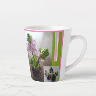 Roze hyacinths Design Latte Mok