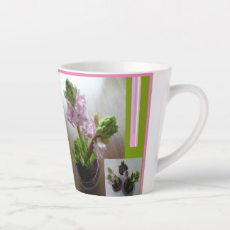 Roze hyacinths Design Latte Mok