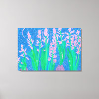 Roze hyacinths Spring Flowers Floral Art Painting