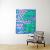 Roze hyacinths Spring Flowers Floral Art Painting Wandkleed (In situ)