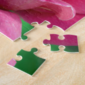 Roze hybride theethee Roos Legpuzzel (Zijkant)