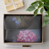 Roze Hydrangea 1 Decoupage papier (Geschenk)