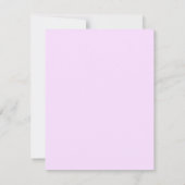 Roze Hydrangea Antwoordkaart RSVP Kaartje (Achterkant)