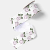 Roze Hydrangea Bloem Bloemstuk  Satijnen Lint (Achterkant)