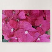 Roze hydrangea Bloem Puzzle Legpuzzel (Horizontaal)