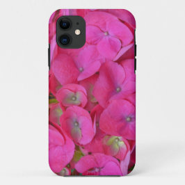 Roze Hydrangea Bloemblaadjes Telefoon Case